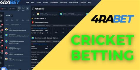 Online Cricket Betting in India: Bet on Cricket with 4Rabet India.